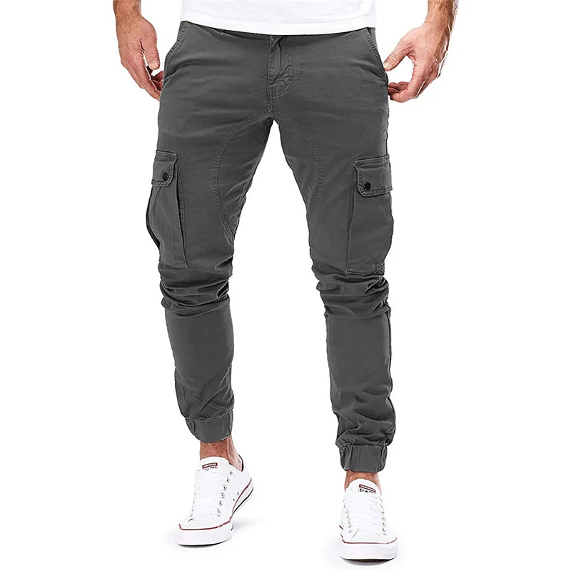 

Casual Men Pants Fashion Big Pocket Hip Hop Harem Pants Outwear Sweatpants Mens Joggers Male Trousers pantalones Bottom Solid