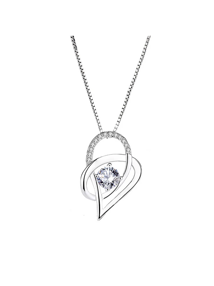 

Mothers Necklace Love Heart Pendant NecklacesWomen's Necklace With Jewelry Mom Jewelry Accessories Mother's Day Birthday Gift