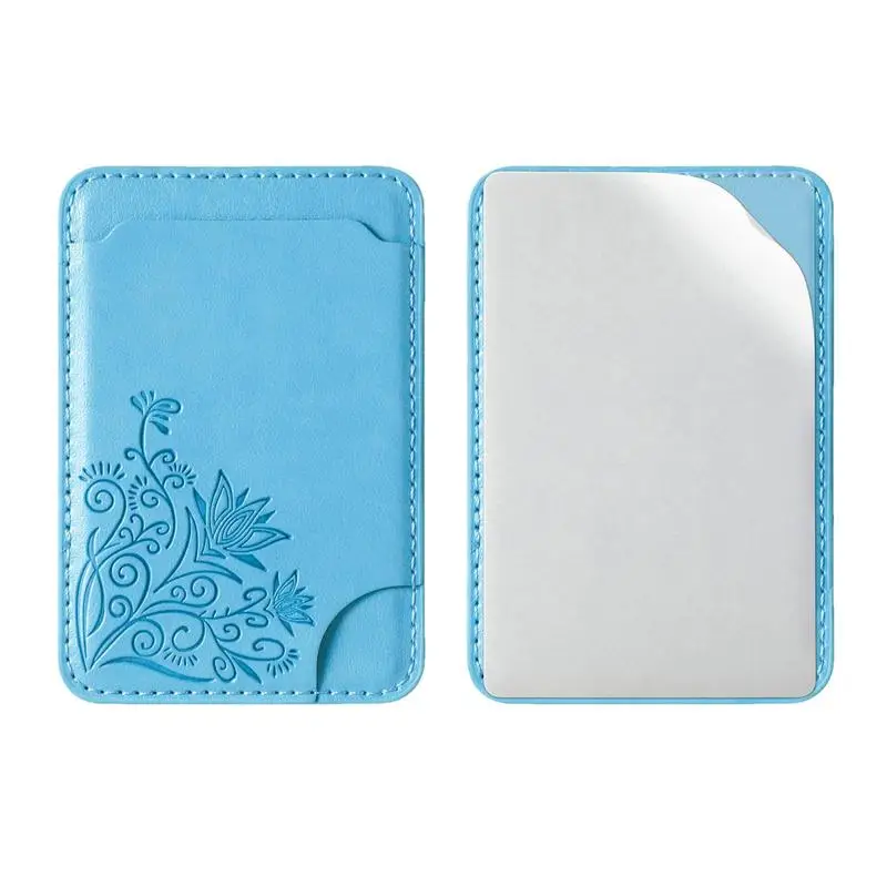 

Portable Women Men Phone Card Holder Wallet Bus Card Business Credit Holder Case Self-Adhesive Fashion Phone Pocket