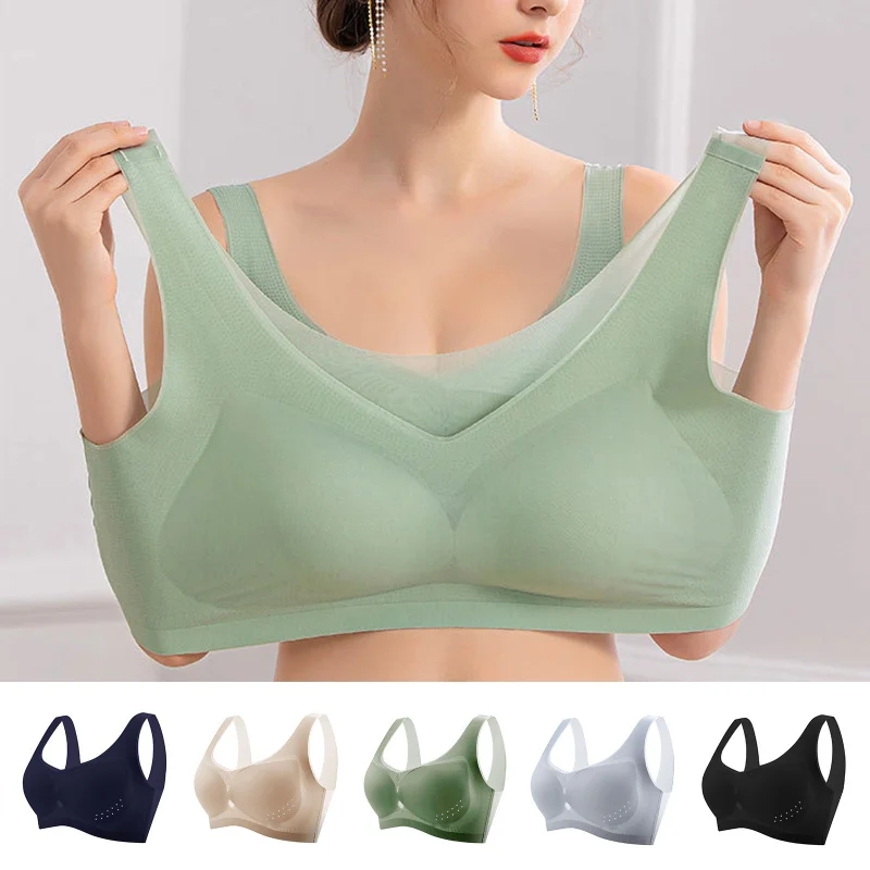 

Bras for Women Seamless Wireless Ultra Thin Bra Breathable Sleep Bralette Sports Bra Vest Underwear Sujetadores Sexis