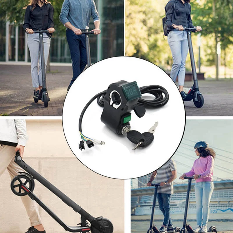 Электронный велосипед ключ зажигания большой палец дроссельная заслонка