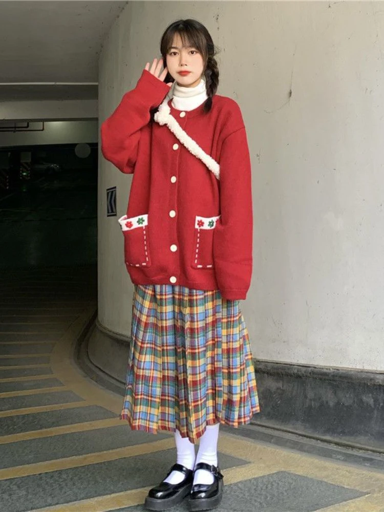 Женская винтажная юбка Korobov из искусственной шерсти