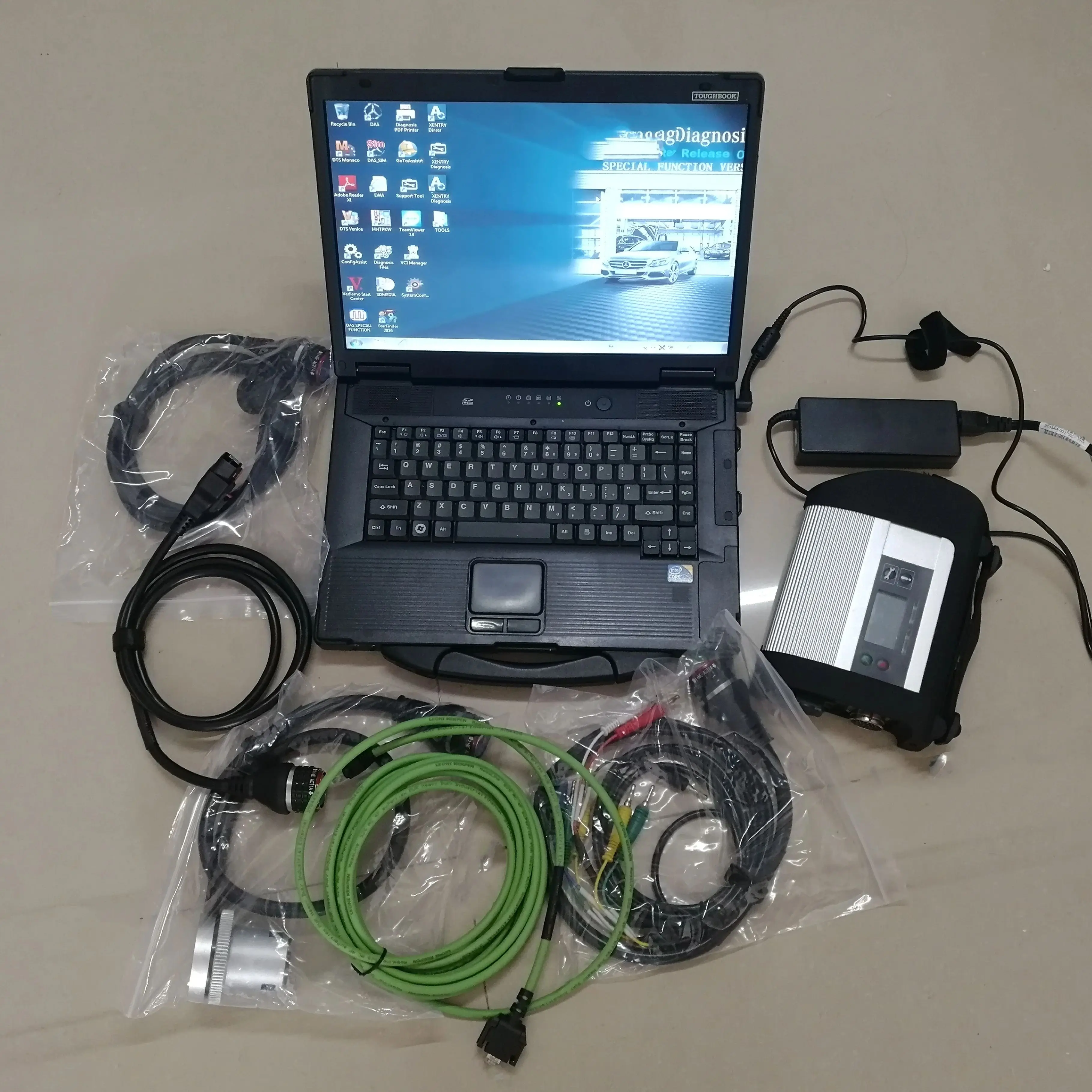 Фото MB STAR C4 SD КОМПАКТНЫЙ WIFI РАЗЪЕМ 2023.09 ПРОГРАММЫЙ HHTWIN EPC/WIS/XEN/TRY CF52 I5 8G 512 ГБ SSD ГОТОВ К РАБОТЫ №1