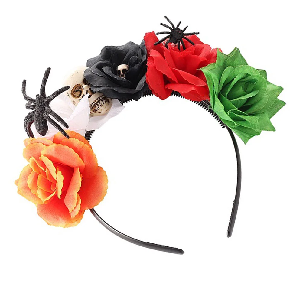 

Floralflower Roseheadband Dead Day Hair Batthe Band Headbands Cosplay Mexican Bands Costumeparty Decoration Banner Flag Garland