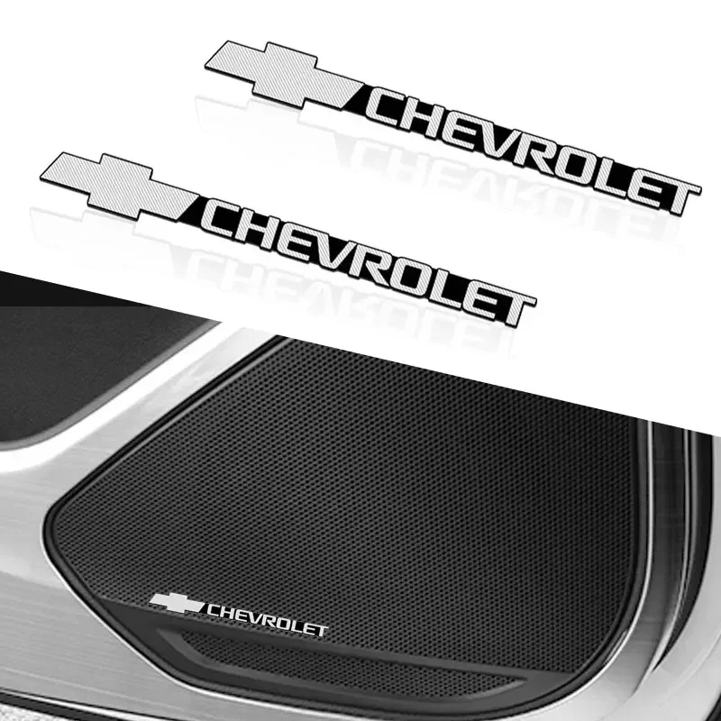 2/4 шт. алюминиевые автомобильные наклейки на динамик