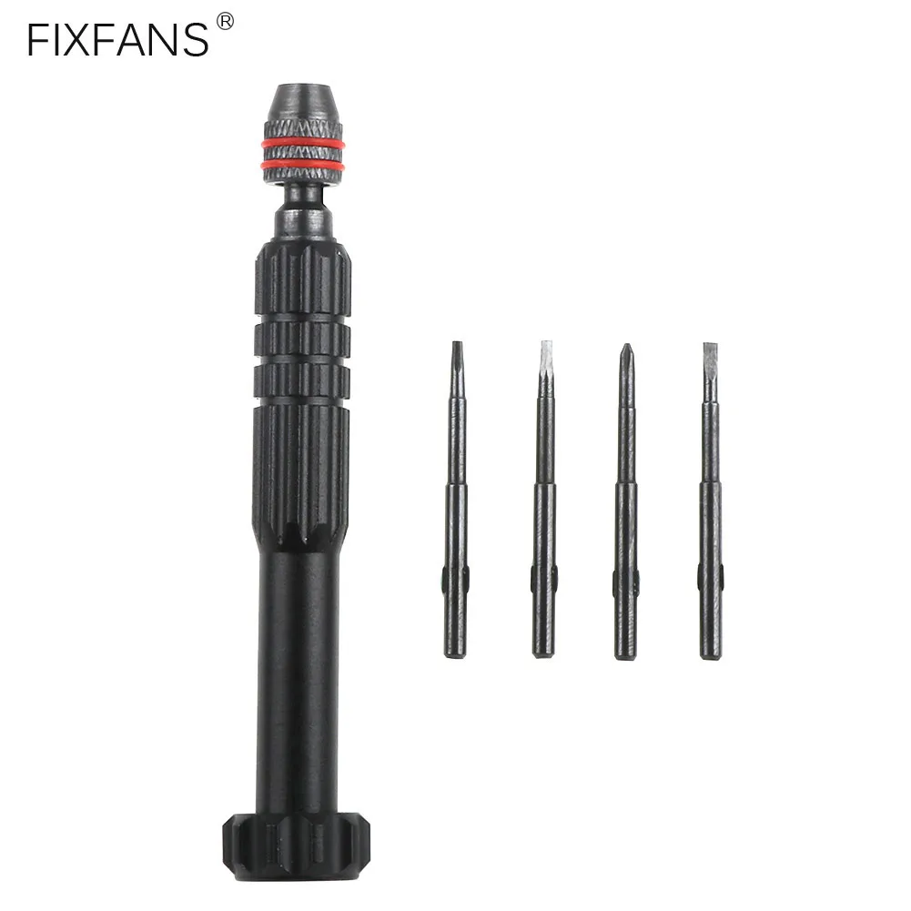

Multi Bit Screwdriver 2.0mm Flat Head PH00 Phillips and 1.3 1.5 Hex Bits Screwdriver for Electronics Repair RDA RTA Vape Tools