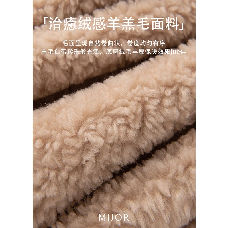 Winter Wool  Casaco Feminino Inverno 2022  High Street Thick Single Breasted  Wide-waisted  V-Neck  Winter Jacket Women