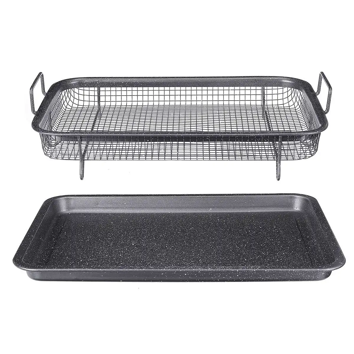 

Copper Baking Tray Oil Frying Baking Pan Non-stick Chips Basket Baking Dish Grill Mesh Kitchen Tools