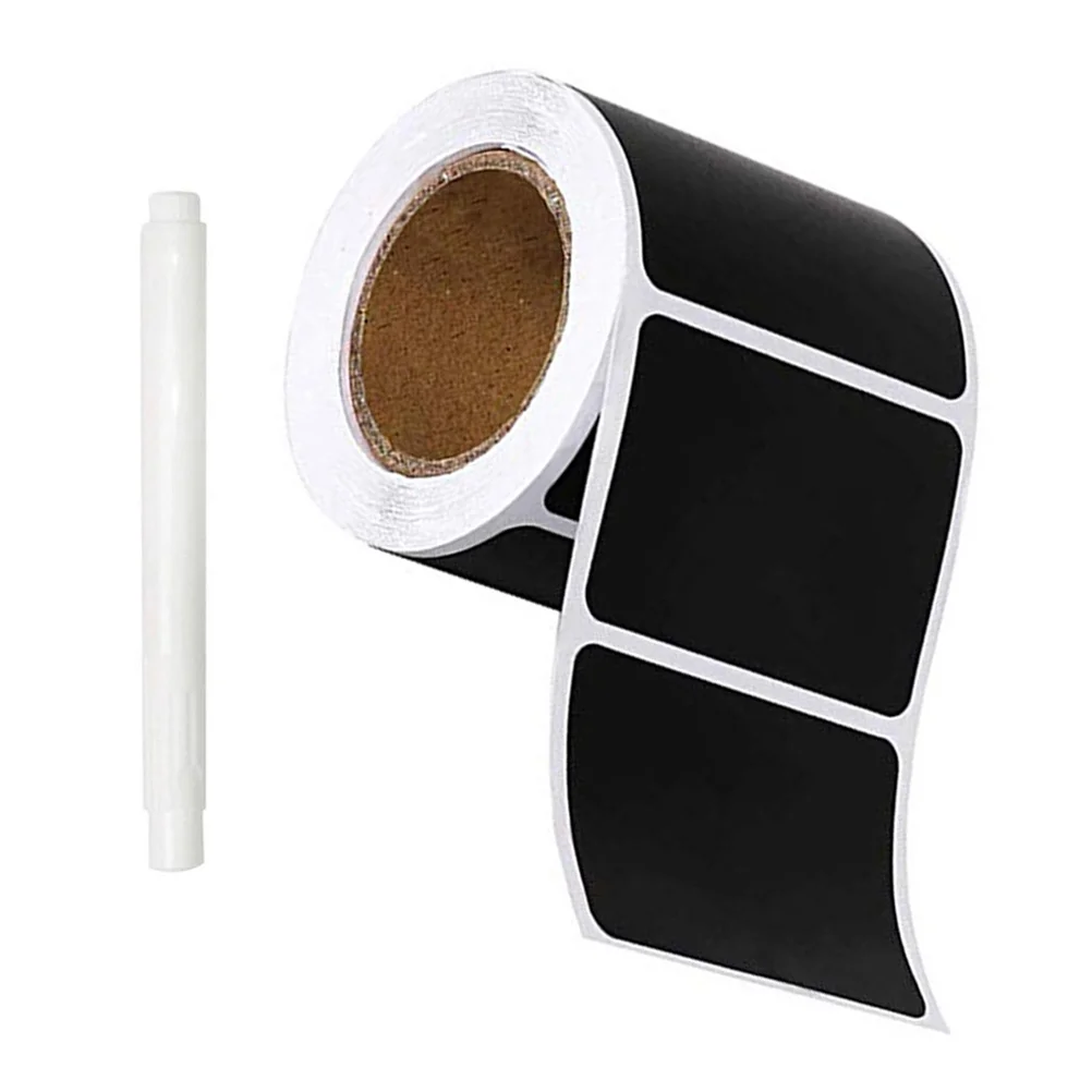 

120 Sheets Stickers Removable Waterproof Chalkboard Labels Food Container Label Stickers Chalk Sticker Labels
