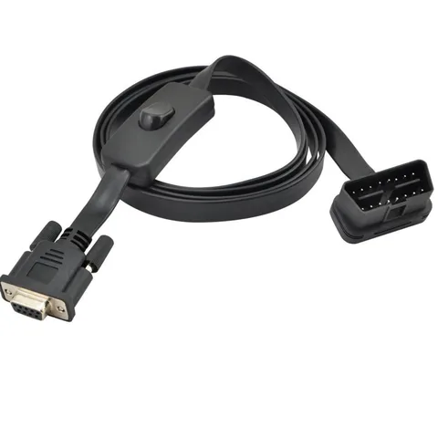 Подходит для OBD2 с удлинительным кабелем переключателя, ультратонким плоским кабелем типа изгиба лапши для автомобиля, обратитесь в службу поддержки клиентов
