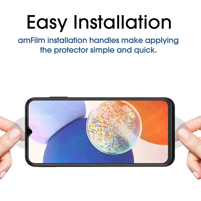 4Pcs Tempered Glass For Samsung Galaxy A14 A34 A54 5G 2.5D 9H Protective Screen Protector Film For Samsung A24 A23 A74 Glass