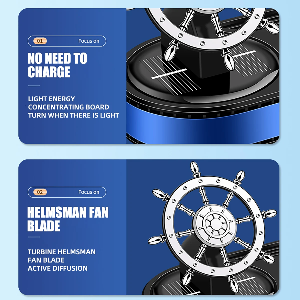 Освежитель воздуха для автомобиля вращающийся освежитель на солнечной батарее 1