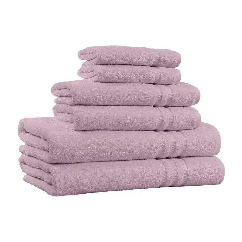 

100% Cotton 650 GSM 6-Piece Bath Towel Sets - Highly Absorbent & Extra Soft Quality Towels For Bathroom & Kitchen, Every Day Use