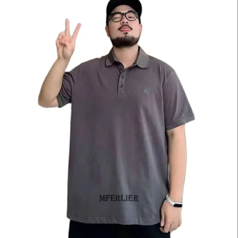 

summer men polo shirt short sleeve simple loose tops tees plus size 5XL 6XL polo shirt cao6371