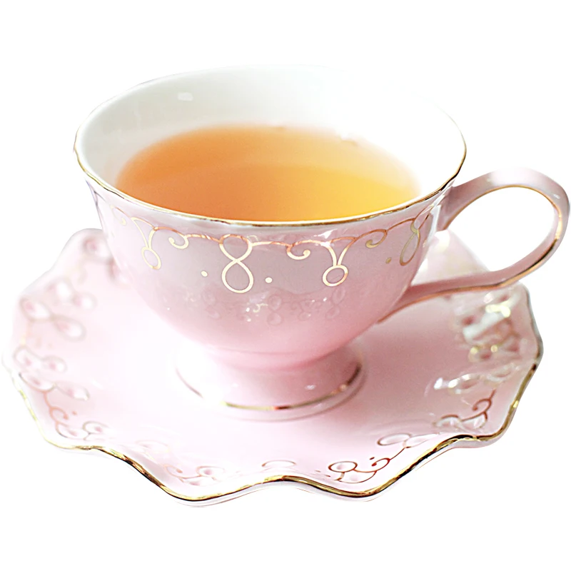 

200ml English Afternoon Tea High-grade Ceramic Coffee Cup And Saucer Set Japanese Cup European Cup mugs coffee cups set