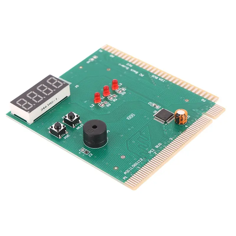 

1pc 4 Digit LCD Display PC Analyzer Diagnostic Post Card Motherboard Tester With LED Indicator For ISA PCI Bus Mainboard