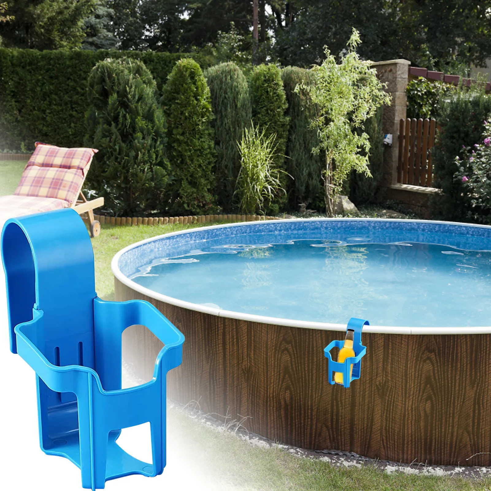 Держатель для напитков у бассейна держатель стакана многофункциональный