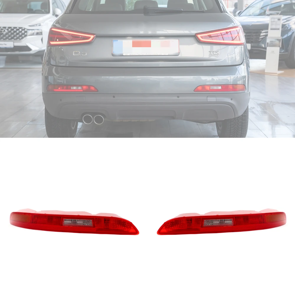 

Красный отражатель для заднего бампера, задняя фонарь, тормоз, задняя фонарь для парковки, лампы для Audi Q3 2011, 2012, 2013, 2014