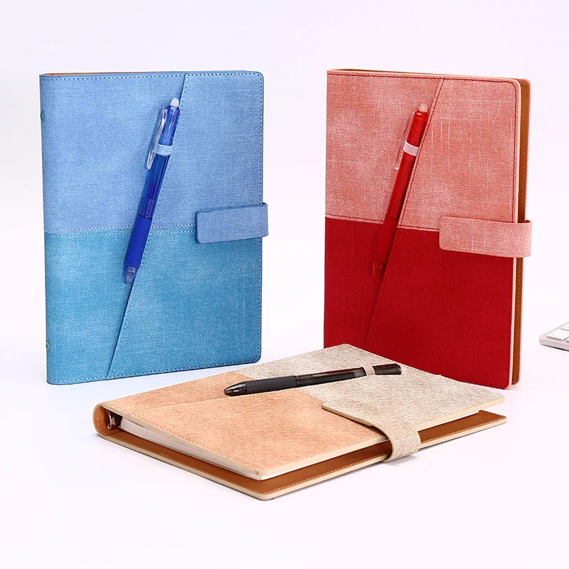 

School 2022 New 50 Diary Drawing Sketch Blank Office Leather Horizontal Line Notebook Erasable Pages Supplies Notepad Arrival