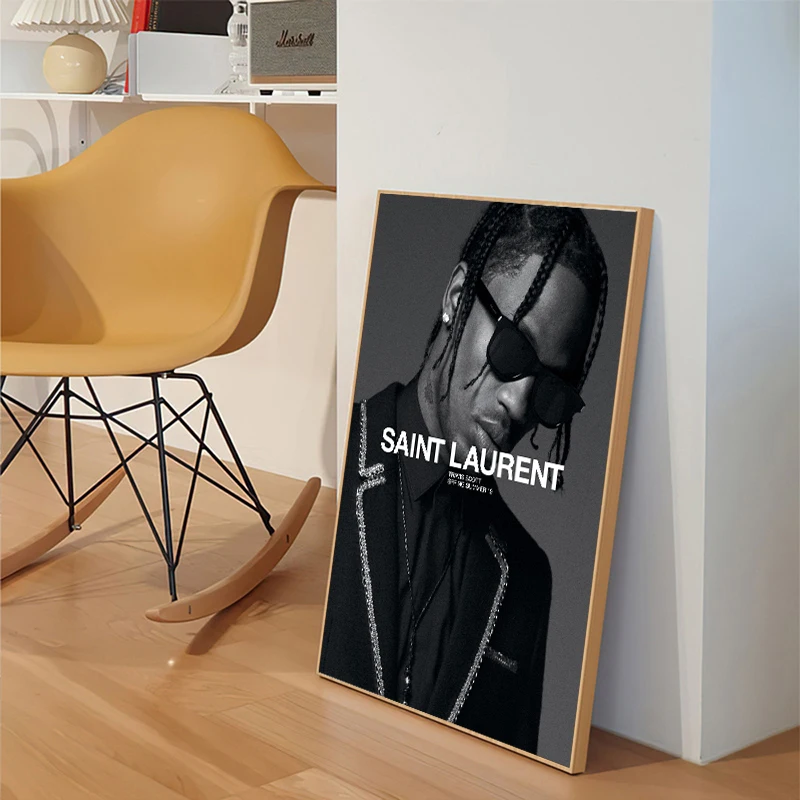 Черно-белая музыкальная звезда рэп хип-хоп модная модель рэпера художественная