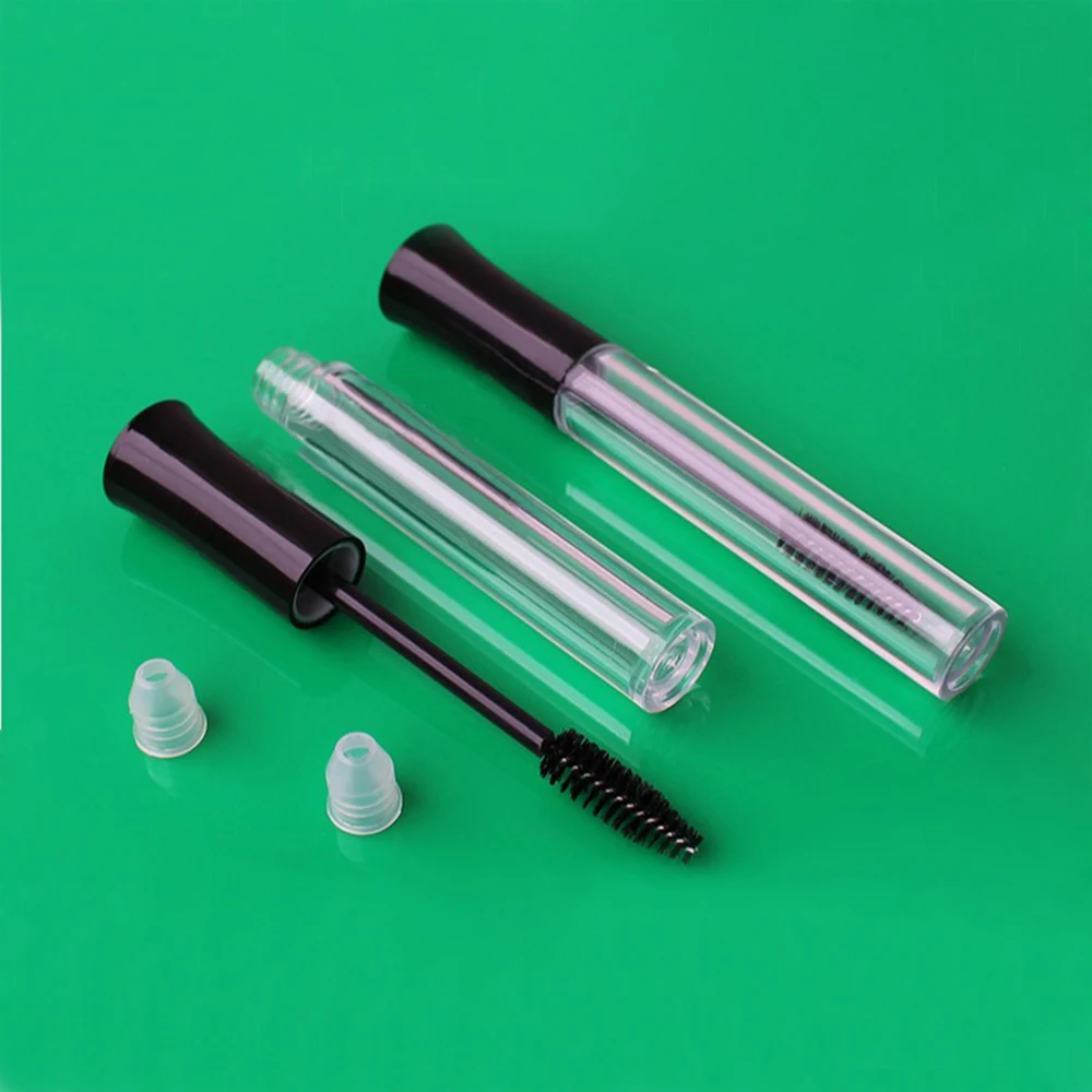 

50pcs 5ML Empty Mascara Tube With Eyelash Bottles Cosmetic Container Plastic Bottle Mascara Eyelash Refillable Makeup Container