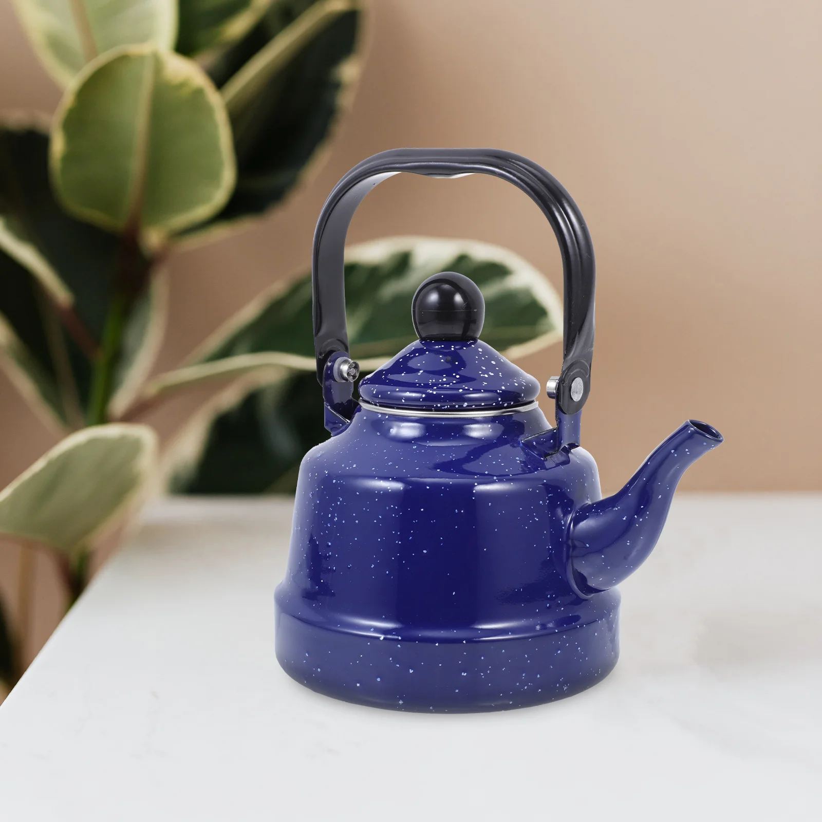 Эмалированный чайник фиксирующий кипящая вода кувшин горелка винтажный бытовой