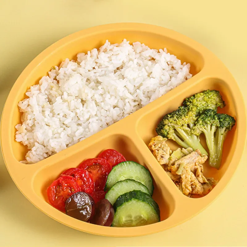 Тарелка силиконовая для кормления детей