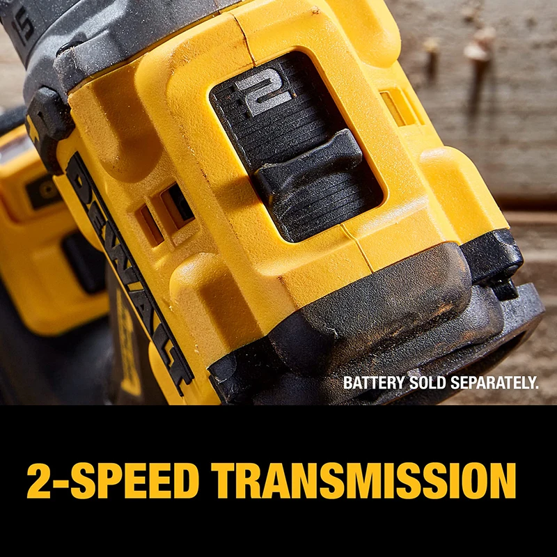 DEWALT DCD805 20V MAX XR компактная аккумуляторная перфораторная дрель 0-650/0-2000 об/мин