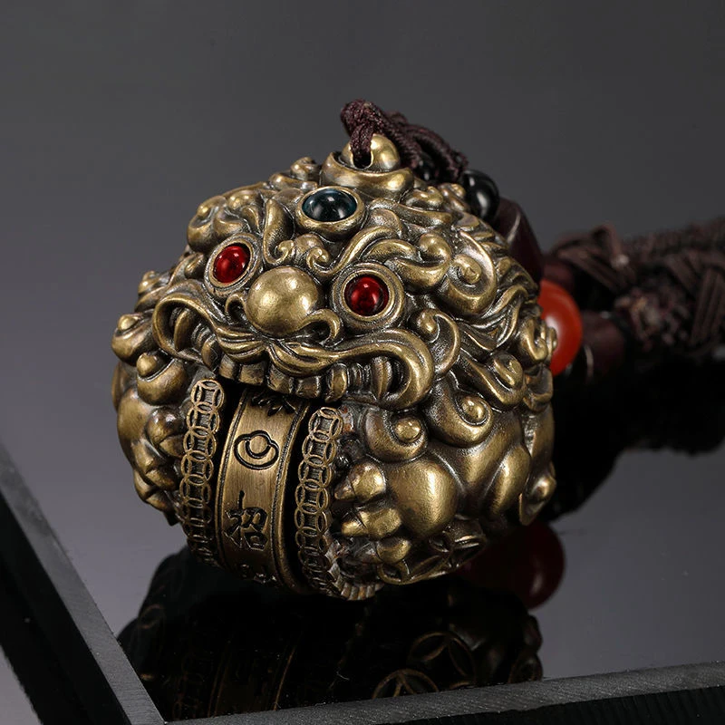 Новый Ретро-кулон на удачу Pixiu с маленькими финансами креативное украшение для