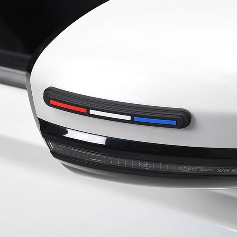 4 шт. Противоударная наклейка на дверь автомобиля и зеркало заднего вида