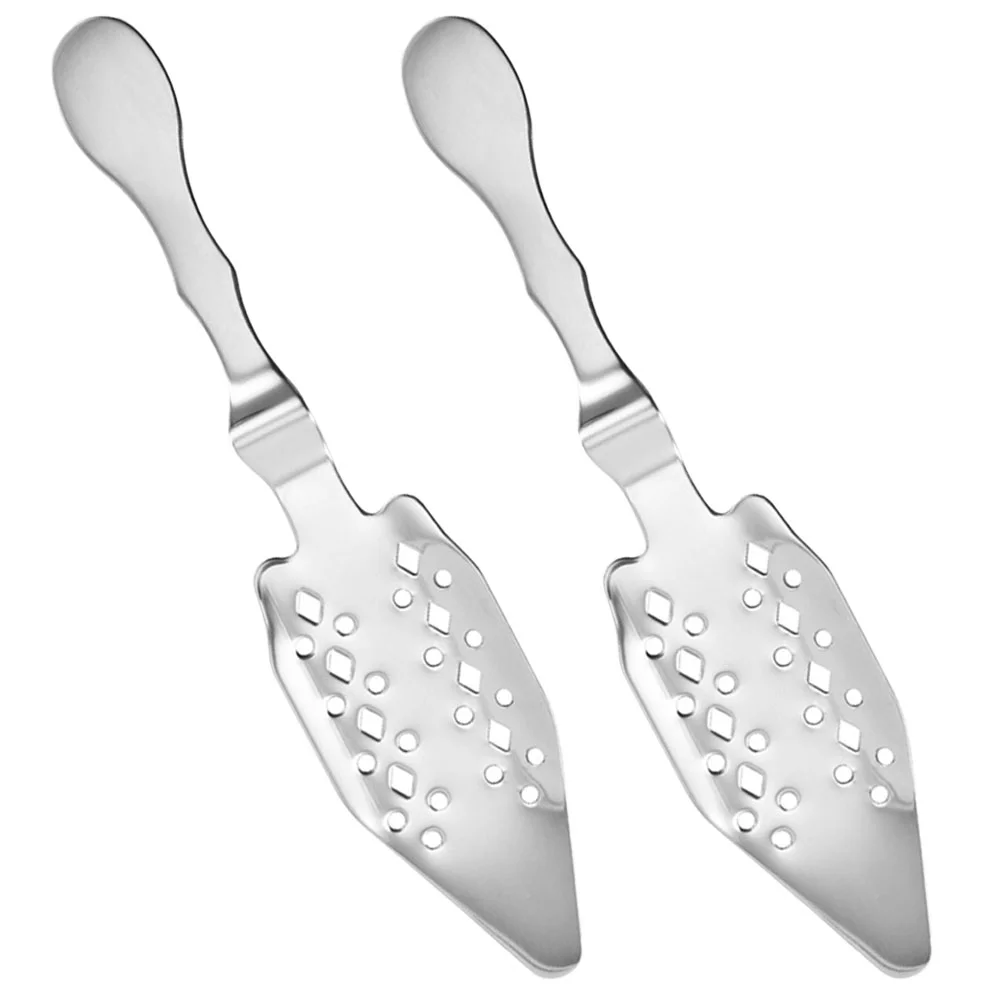 

Spoon Absinthe Slotted Sugar Dripper Wormwood Coffee Stirrer Drinking Filter Flower Absinth Fountain Accessory