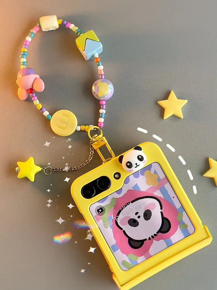 Чехол-книжка для телефона Samsung Galaxy Z 5 с симпатичной лягушкой и ремешком защитный