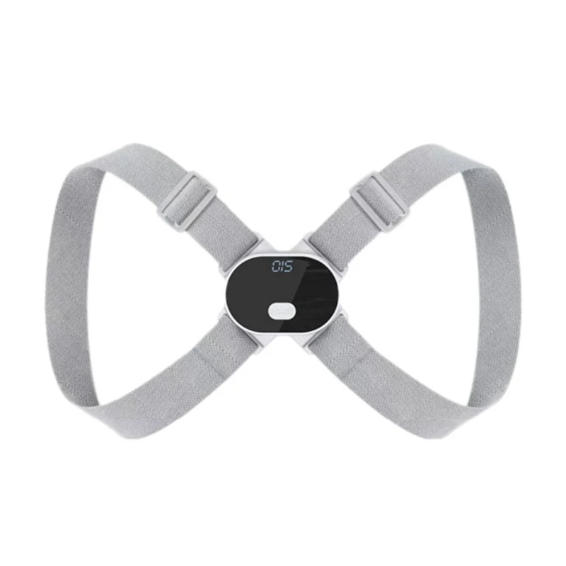 

LED Display Smart Sensor Orthosis Adjustable Smart Back Posture Corrector Support Belt Back Trainer