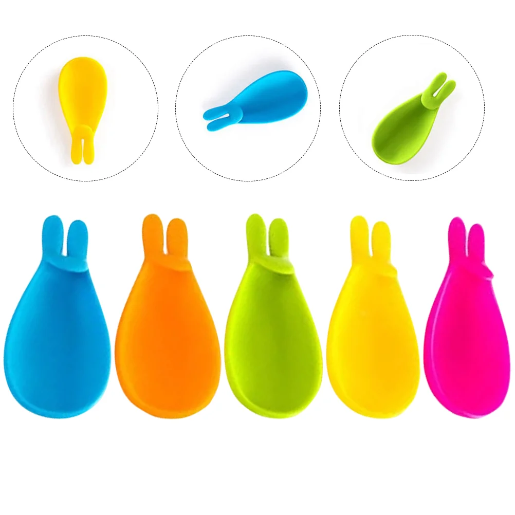 

Marker Tea Silicone Holder Home Cup Suppliescharms Markers Hanger Identifier Identification Accessories Spoon
