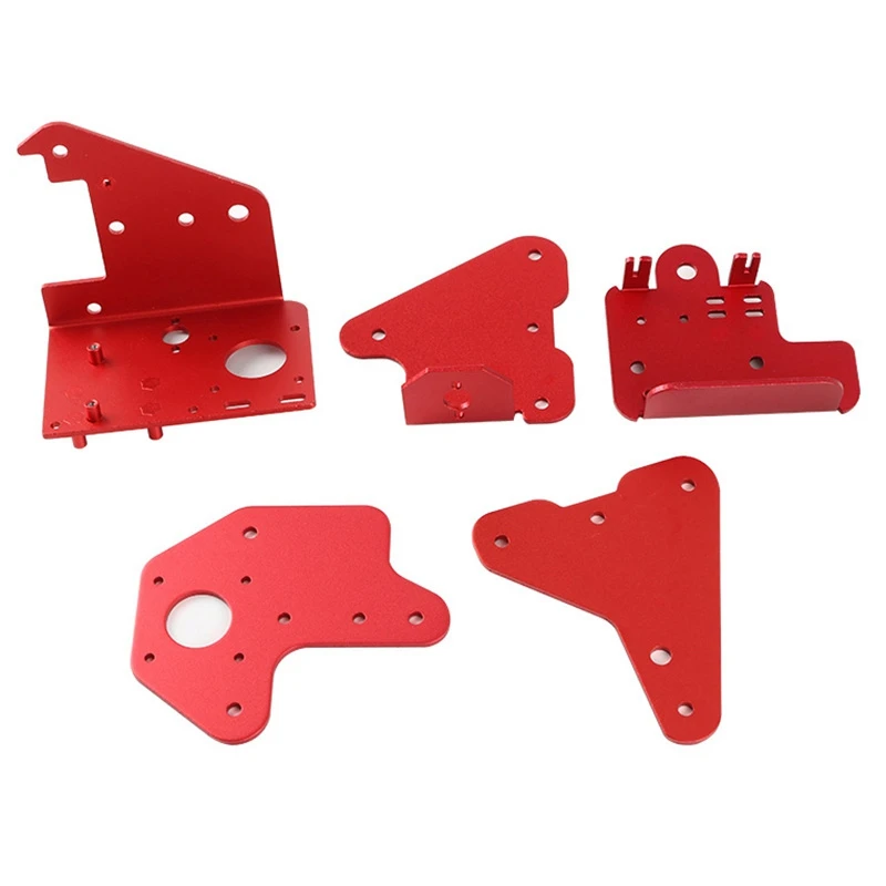 

5Pcs Creality 3D Extruder Back Plate X Motor Front & Back Plate Z-Axis 2.5Mm & 3.0Mm Passive Plate Kit For CR-10S PRO