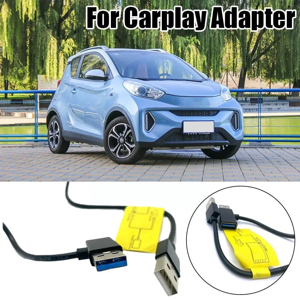 

2 in 1 USB Power Supply Cable for Car Charger CarlinKit Device AI Box Android dongle TV box etc Q6U4
