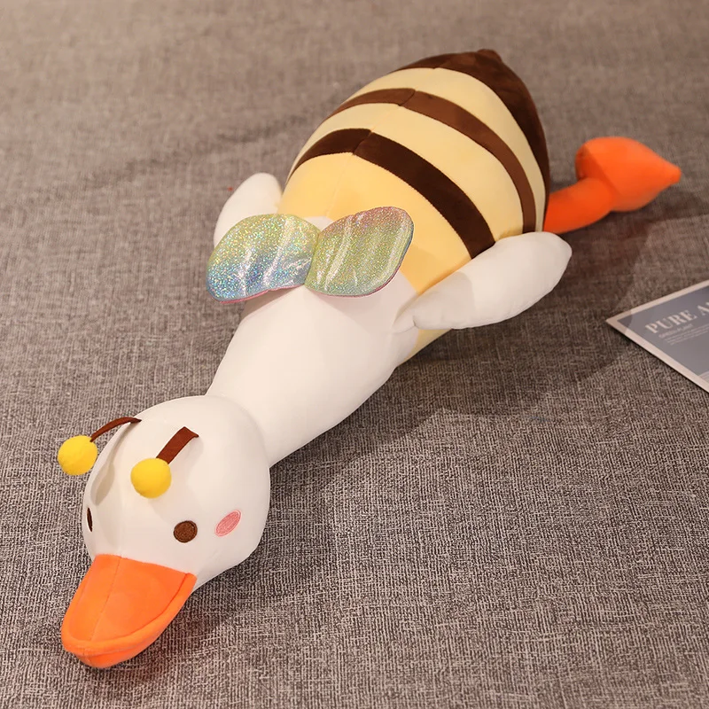 

Игрушка плюшевая мягкая в виде гусиной акулы, креативная мягкая набивная Подушка-животное, подарок для детей на день рождения и Рождество