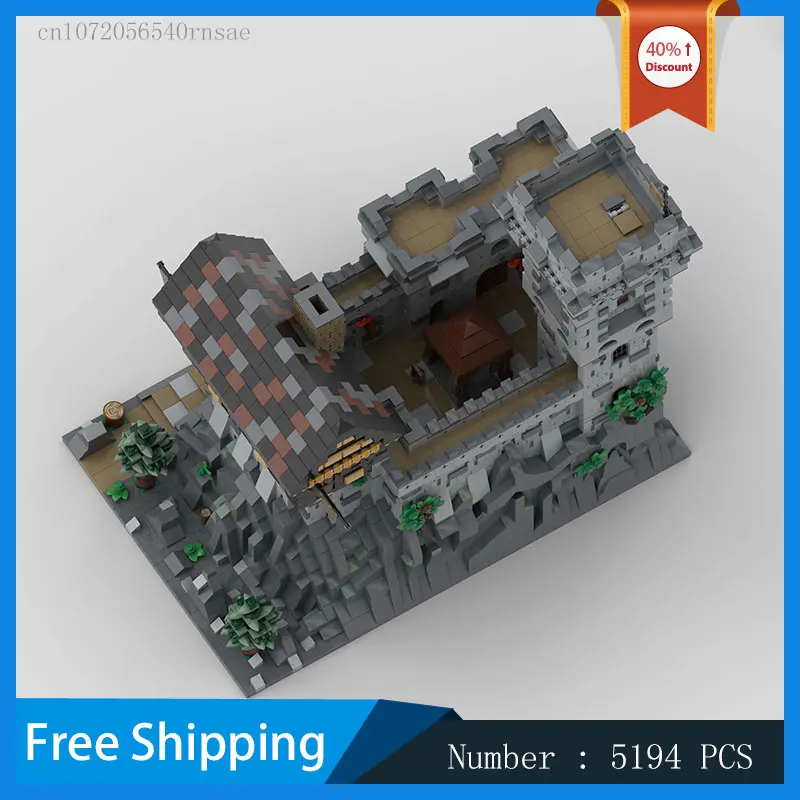 Строительный блок MOC средневековый замок модульная модель серия сделай сам