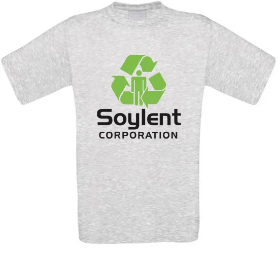 Soylent Corporation Green Культовая кино футболка все размеры Новинка