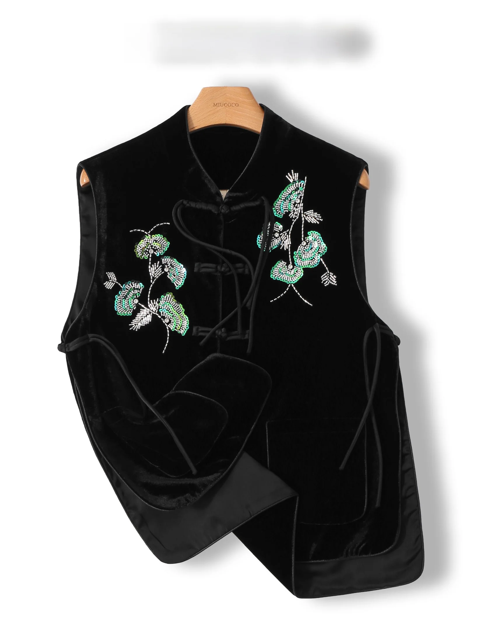 Топ товаров! И чувство Цзянь Гао Цзи! Свободный бархатный жилет женский