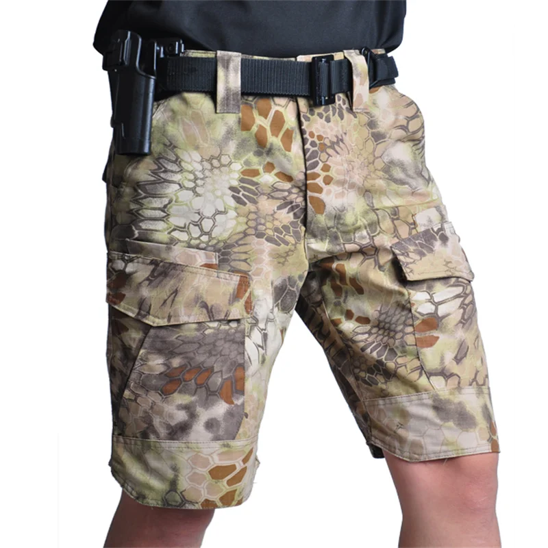 

HAN WILD Tactical Shorts Men Military Paintball Camo Cycling Shorts Army Airsoft Multi Pocket Shorts Climbing Shorts Waterproof