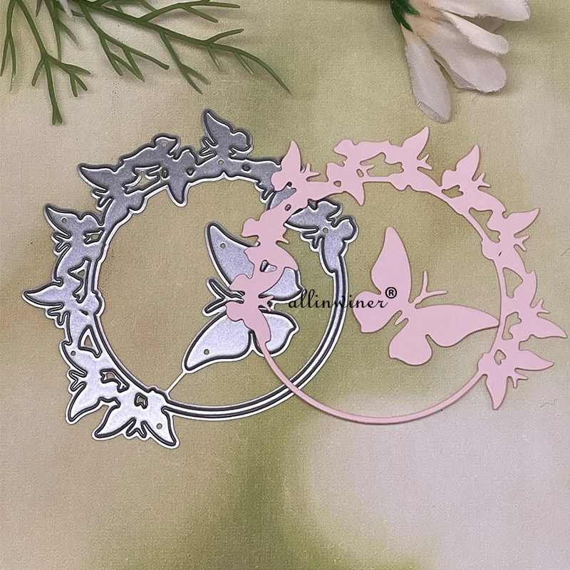 

Новинка 2022, кольцо-гирлянда в виде листьев ягод, рельефный шаблон «сделай сам» для высечки и скрапбукинга, рельефный шаблон, трафареты