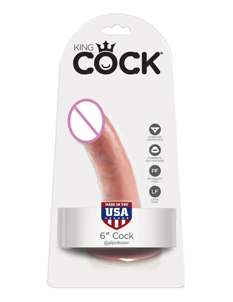 Телесный фаллоимитатор 6 Cock на присоске - 15 2 см. | Красота и здоровье