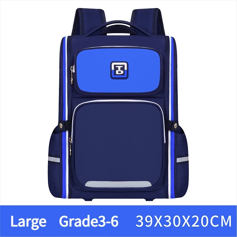 New British Style Primary School Students Backpacks for Children Grade 1-3-6 Simple Large Capacity Boys Girls Schoolbags 2022