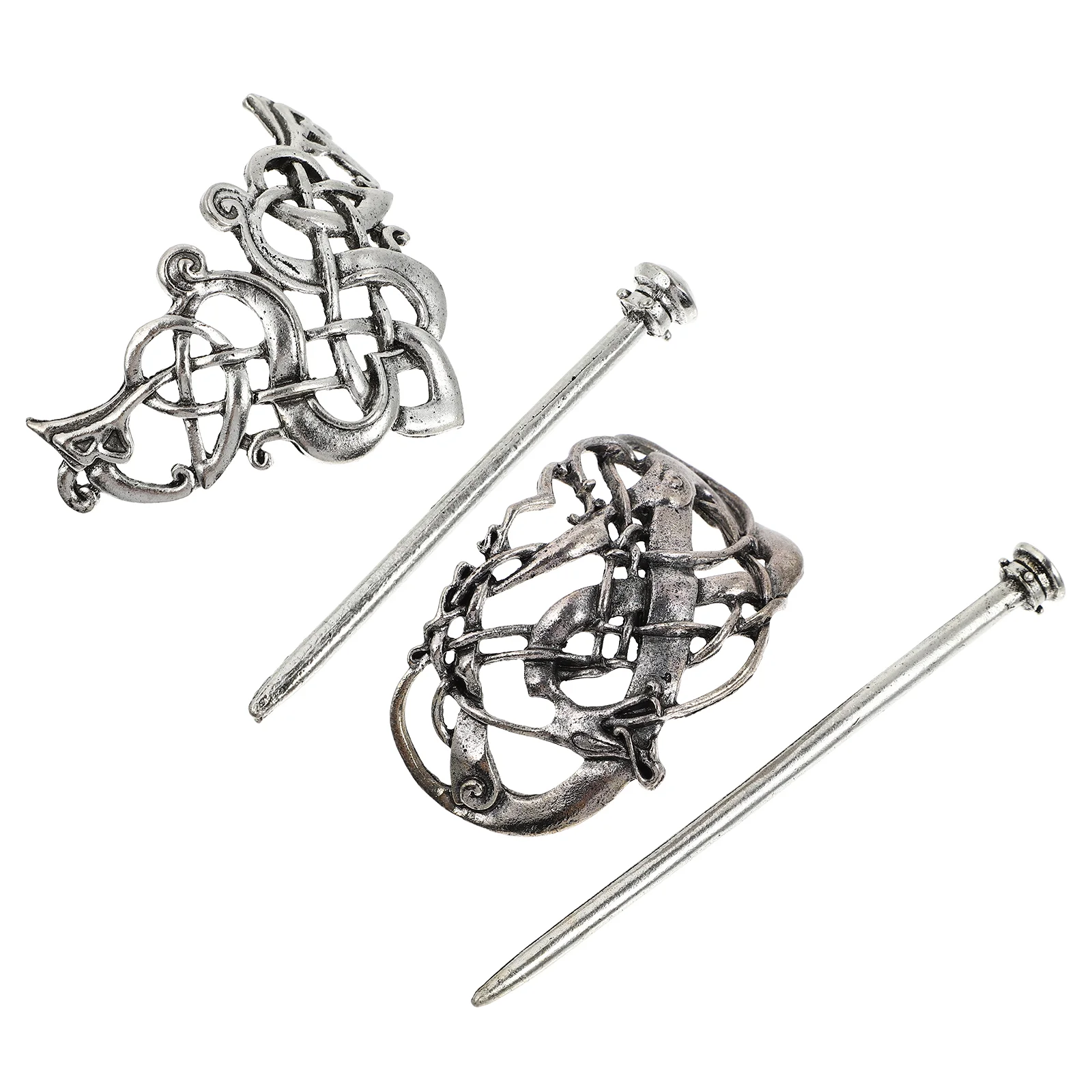 

Hair Celtic Viking Clip Stick Accessories Slidepin Clipsknotjewelry Hairpinsticks Combstrianglerunes Dragon Heart Kont Barrette