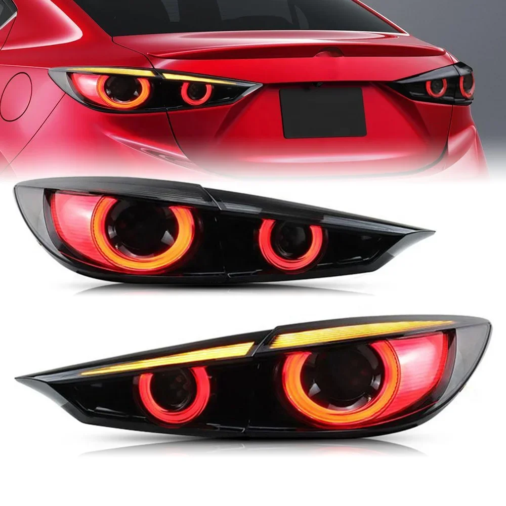 Hochwertige Auto lampe der archaischen Fabrik mit sequentiell мигалка для Mazda 3 Axela 2013-2018 Voll-LED-R almalicht