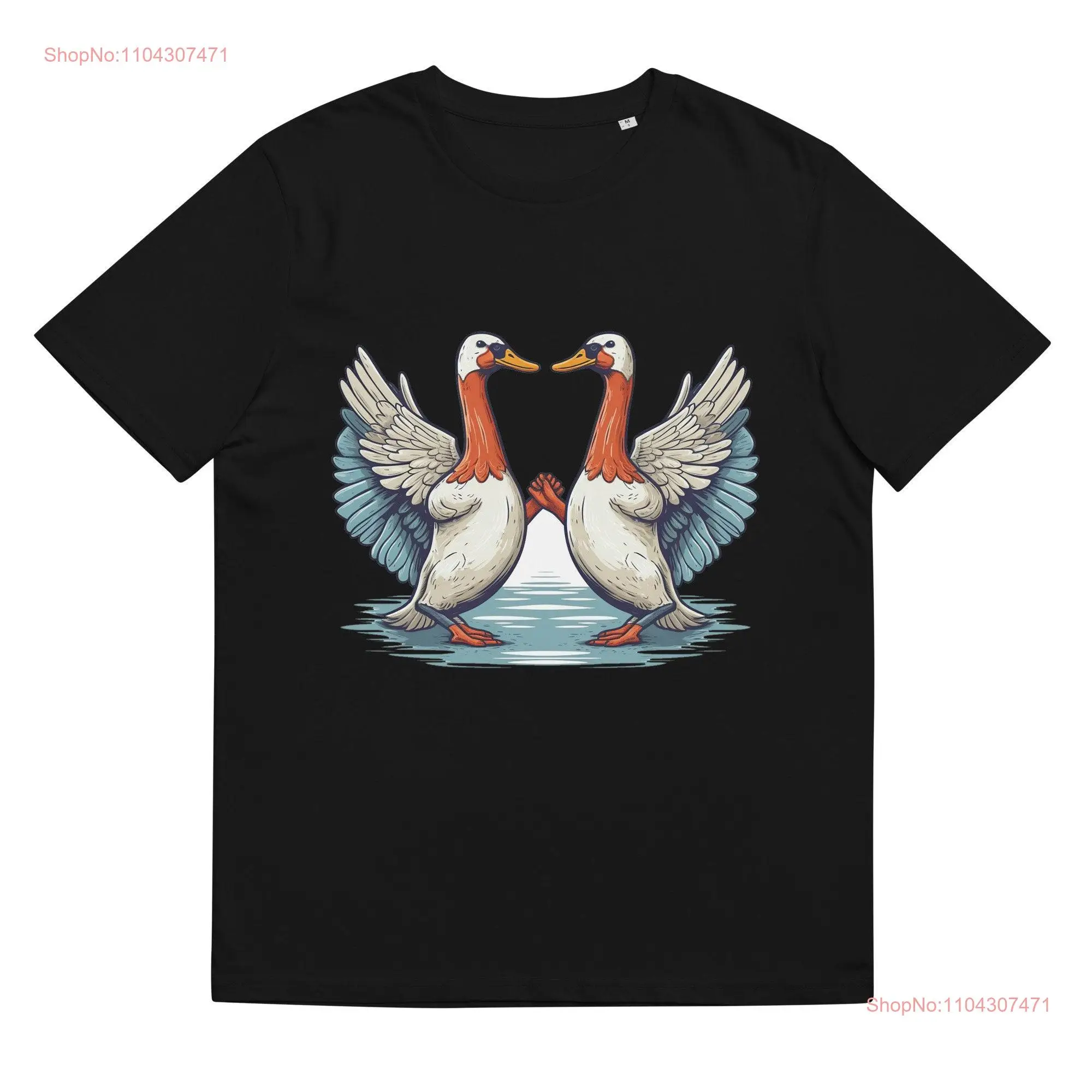 Футболка Wings of Unity Goose Bumps Design с длинными или короткими рукавами