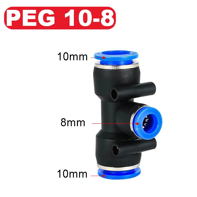 

Пневматические тройники LISM PE 4-16 мм