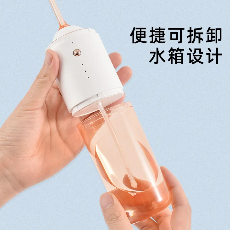 Portable Oral Irrigator with Visible LED Lights Orthodontic Tooth Cleaner High Frequency Stable Dental Water Jet Smart AutoTimer |