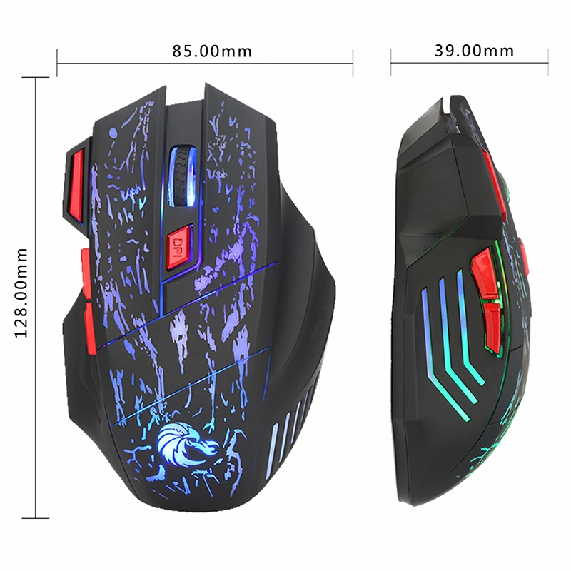 

Computer Mouse Gamer Ergonomic RGB Gaming Mouse Wired Game Mause 3200dpi Mice With LED Backlight 7 Button For Laptop PC